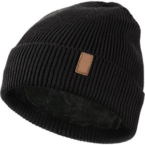 BOTC muts - Wintermuts - One size - Unisex - Muts dames - Muts heren - Zwart