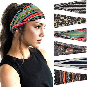 BOTC Haarband - 6 Stuks Vouwen Haarbanden Set - Dames haarbanden - 23*10CM - 6 kleuren mixen - Sport Yoga Haarbanden