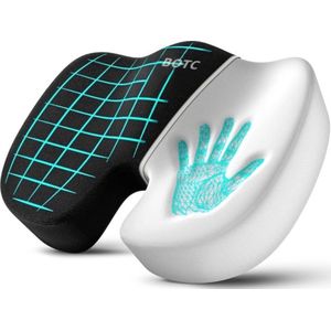 BOTC - Zitkussen - Orthopedisch en Ergonomisch - Wigkussen - Voor Auto en Bureaustoel