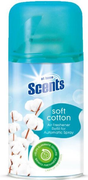 At Home - Automatische Spray Navulling - Fris Katoenlinnen - 250 ml