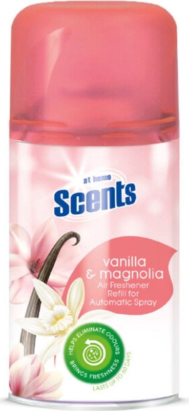 At Home - Automatische Spray Navulling - Vanille en Magnolia - 250 ml