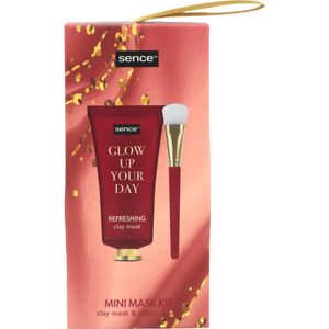 SenceBeauty - Glow Up Your Day Mini Mask Kit - Gezichtsmasker - Inclusief Kwast