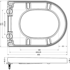 Wiesbaden Stereo Rimless Wandcloset - Mat Zwart - Met Vesta Toiletzitting - Softclose En Quick Release
