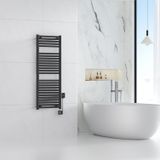 Wiesbaden Elara elektrische radiator Smart WiFi 118,5 x 45 cm mat zwart 41.3588