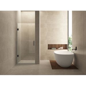 Nisdeur wiesbaden less 100x200 cm 8 mm nano helder glas gunmetal