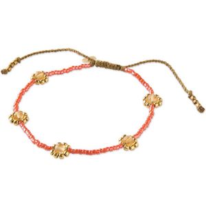 A Beautiful Story - Botanic - Armband - Goudkleurig - Citrien