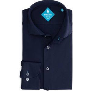District Indigo - Overhemd Pique Performance - Navy