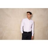 District Indigo travel pique shirt Zwart heren