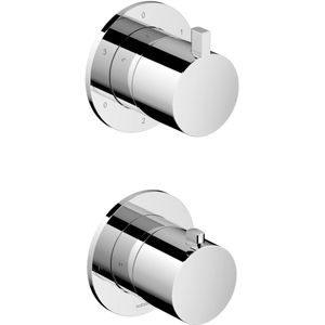 Inbouw thermostaat - Afbouwdeel Hotbath Ace Met 3-Weg Stop-Omstel Chroom