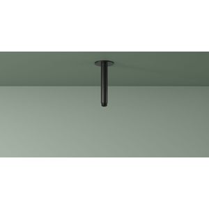 Hotbath Ace AC452 plafondbuis 15cm - geborsteld zwart pvd