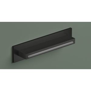 Hotbath Mate M161 Cascade Uitloop Opbouw - Gepolijst Zwart Pvd - Messing - Kranen - Douchekranen - Zijdouches - 8720847722171
