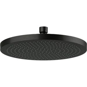Hoofddouche hotbath ace rond 23 cm geborsteld zwart pvd