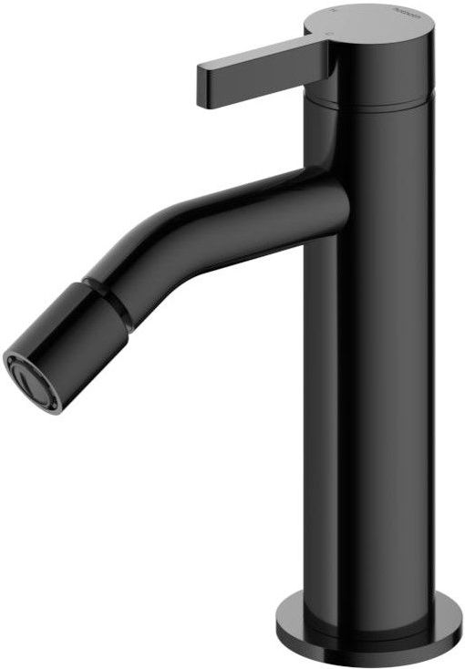 Bidetmengkraan hotbath ace 15.5 cm gepolijst zwart pvd