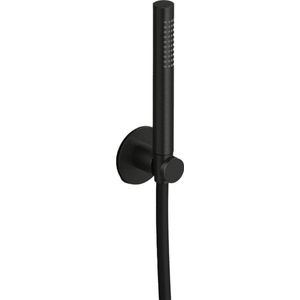 Handdouche hotbath ace met wandsteun en doucheslang 150 cm geborsteld zwart pvd