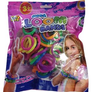 Mega Loombands - Hobbypakket - 72 Stuks - Verschillende Kleuren