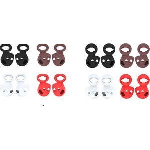 Vervangende Oordopjes Geschikt Voor Samsung Galaxy Buds Live - Set Van 16 Stuks - Anti-slip Siliconen - Zwart, Rood, Wit & Bruin