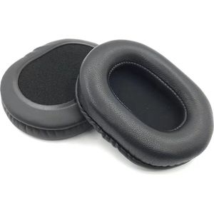 Somstyle Oorkussens Geschikt Voor Steelseries Artics 3, 5 & 7 - 2 Stuks - Zacht Schuim - Schapenleer - Zwart