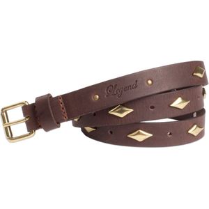 Legend Dames - Leren Riem - Bruin - 95 cm