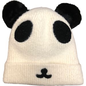 Winkrs - Super Warme Muts met een Panda - Gevoerd - Onesize