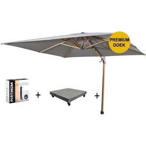 Zweefparasol Jakarta zwart 250x250 cm kopen? Parasols