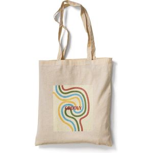 Tote bag | Fotofabriek tote bag 76 x 38 cm | Katoenen tas met print | Linnen tas | Shopper Dames | Tote bag katoen | Groovy