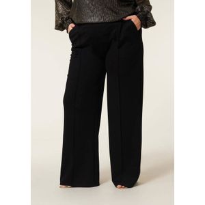 Miss Etam Plus - Wide Leg Pantalon - Zwart