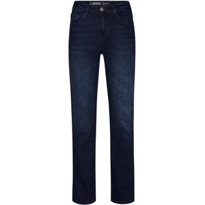 Miss Etam regular waist straight leg jeans dark blue denim