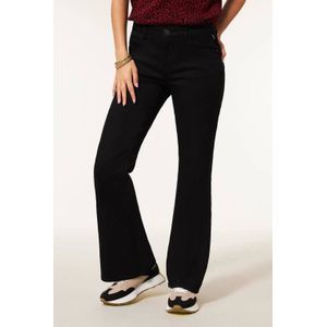Miss Etam - Elise - Flared Broek - Zwart - 5-pocket Model