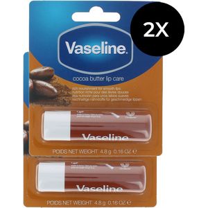 Vaseline Lip Therapy Duopack Lippenbalsem - Cocoa Butter