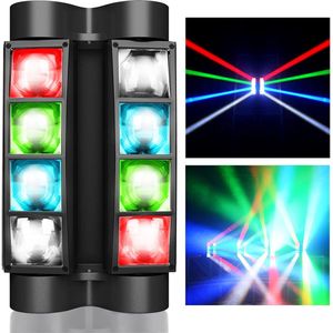 Movinghead LED SPIDER - 9-in-1 Lichteffect - DMX512 - Reageert op Muziek