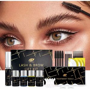 Flora Ruby - Wimper & Wenkbrauw Lifting Set - Professionele 2 in 1 Lash Lift & Brow Lamination Kit