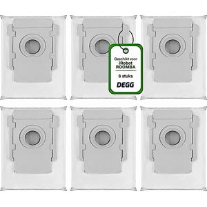DEGG® - Vervangende Stofzuigerzakken Geschikt voor iRobot Roomba - Compatibel met i8, i8+, i7, i7+, i6, i6+, i4, i4+, i3, i3+, s9, s9+, j7, j7+ - Geschikt voor iRobot Onderdelen - Perfecte Pasvorm en Hoge Kwaliteit