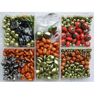 Glaskralen - Royal Orange - Assortiedoos - KR-007
