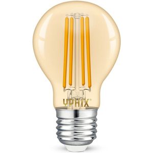 Yphix E27 LED filament lamp Atlas A60 amber 8W 1800K dimbaar - A60