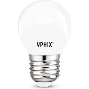 Yphix E27 LED filament kogellamp Polaris G45 melkwit 1,7W 2700K - G45