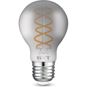 Yphix E27 LED filament lamp Atlas A60 smokey 4,9W 1800K dimbaar - A60