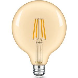 Yphix E27 LED filament lamp Atlas G125 gold 4W 1800K dimbaar - G125
