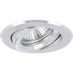 Verona - Inbouwspot Aluminium Rond - Kantelbaar - 1 Lichtpunt - Ø 82mm - Bladveren