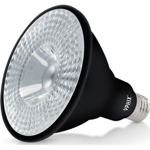 Yphix E27 LED lamp Pollux PAR 38 11,5W 3000K dimbaar zwart - PAR38