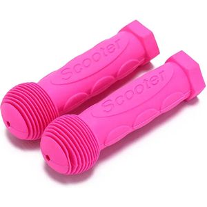 CHPN - Fietshandgrepen - Fietshandvatten - Voor Kinderen - Kinderfiets - Step - Driewieler - Roze - 2 stuks - Anti-slip - Universeel - Fiets accessoire - Fiets onderdeel