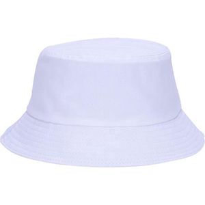 CHPN - Hoedje - Vissershoedje - Bucket Hat - Vissershoedje - Wit - Wit hoedje - One size - Zonnenhoed