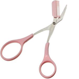 CHPN - Wenkbrauwschaartje - Wenkbrauw kam - Wenkbrauwen trimmer - Trimmer - Roze - Gezichtshaar
