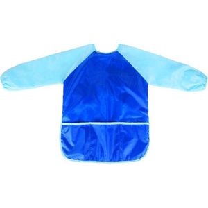 Augesak Schilderschort, schilderschort voor kinderen, waterdicht schilderschort met mouwen en grote zak, kinderschort voor schoolactiviteiten, schilderen, keuken, Roze, L