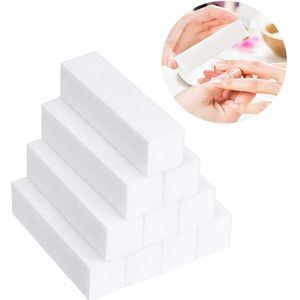 Blokvijlen I Nagelblok I Bufferblok I Nagelvijl I Polijstblok I Nail Buffer I Buffing Block I 1 Stuk I Wit