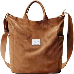 SHOP YOLO - Handtassen Dames - Schouder Tas - Waterdichte - 13.5 inch notebook - Kaki