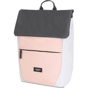 SHOP YOLO - Rugzak voor dames - waterdicht rugzak met laptopvak - 15.6 inch - Grijs-Roze