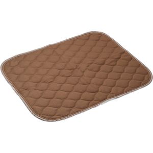 Wasbare stoelbeschermer - Bruin- 40 x 50 cm - Incontinentie onderlegger stoel of bed