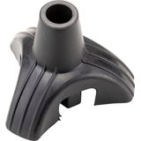 Rubberen dop met 3 pootjes voor wandelstok 18 mm en 19 mm - Meer grip- Zwart - Stokdop - Wandelstok blijft zo overeind staan - MultiMotion