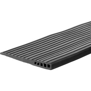 Rubberen drempelhulp 1,2 cm - 12 mm - Antislip - Oprijplaat Drempelhelling Drempelplaat Oprijhelling - 100 cm breed