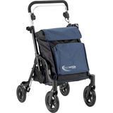 MultiMotion - Rollator Shopper - Denim/Zwart - Boodschappenrollator